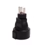 Microconnect PETRAVEL3 Netzstecker-Adapter Typ B Typ F Schwarz