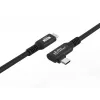 USB-Kabel Microconnect USB3.2CC01-A 1m USB C 20 Gbit/s Schwarz