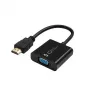 Microconnect HDMVGA2B Videokabel-Adapter 0,15 m VGA (D-Sub) HDMI Typ A (Standard) Schwarz