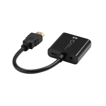 Microconnect HDMVGA2B Videokabel-Adapter 0,15 m VGA (D-Sub) HDMI Typ A (Standard) Schwarz
