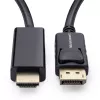 Microconnect MC-DP-HDMI-300 Videokabel-Adapter 3 m DisplayPort Schwarz