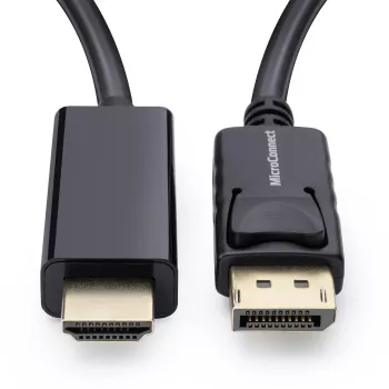 Microconnect MC-DP-HDMI-050 Videokabeladapter 0,5 m DisplayPort Schwarz