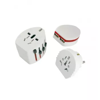 Microconnect PETRAVEL12 mobiles Ladegerät Universal Weiß USB Indoor