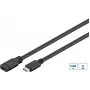 Microconnect USB3.1CC1EX USB-Kabel USB 3.2 Gen 1 (3.1 Gen 1) 1 m USB C Schwarz