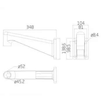 Ernitec 0070-10108 Sicherheitskamera-Zubehör Halterung