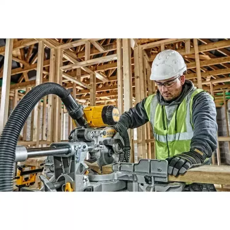 Kapp- und Gehrungssäge DeWALT DWS727-QS, stationäre Kapp- und Gehrungssäge, Gewicht 22 kg, Höhe 460 mm