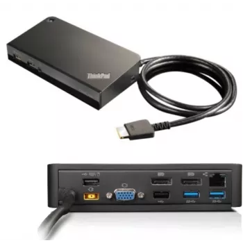 Lenovo 03X6296 Laptop Dockingstation kabelgebunden OneLink+ Schwarz