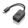 Lenovo 04X6435 Kabeladapter RJ45 Schwarz