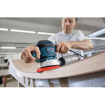 Bosch GEX 40-150 PROFESSIONAL Exzenterschleifer 12000 U/min 24000 OPM Schwarz, Blau, Grau, Rot 400 W