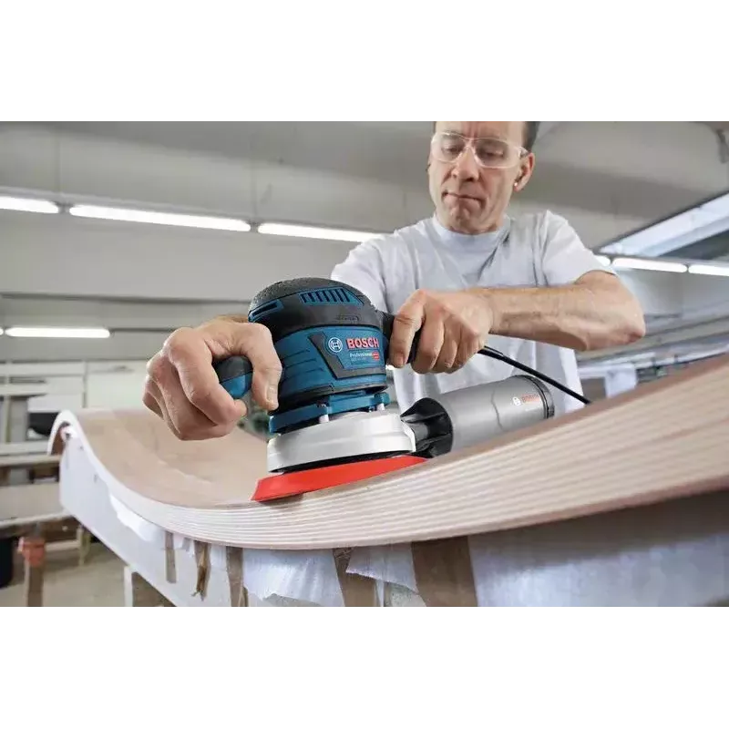 Bosch GEX 40-150 PROFESSIONAL Exzenterschleifer 12000 U/min 24000 OPM Schwarz, Blau, Grau, Rot 400 W