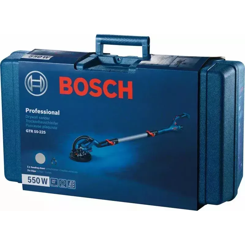Bosch GTR 55-225 Trockenbauschleifer 910 U/min Schwarz, Blau 550 W