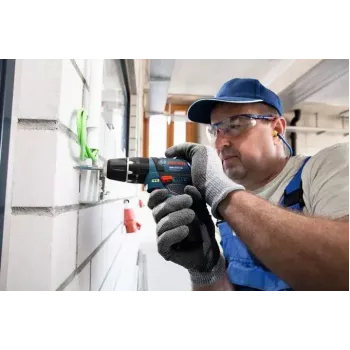 Bosch GSB 10,8-2-LI Professional Schlüssellos Schwarz, Blau, Rot