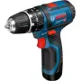 Bosch GSB 10,8-2-LI Professional Schlüssellos Schwarz, Blau, Rot