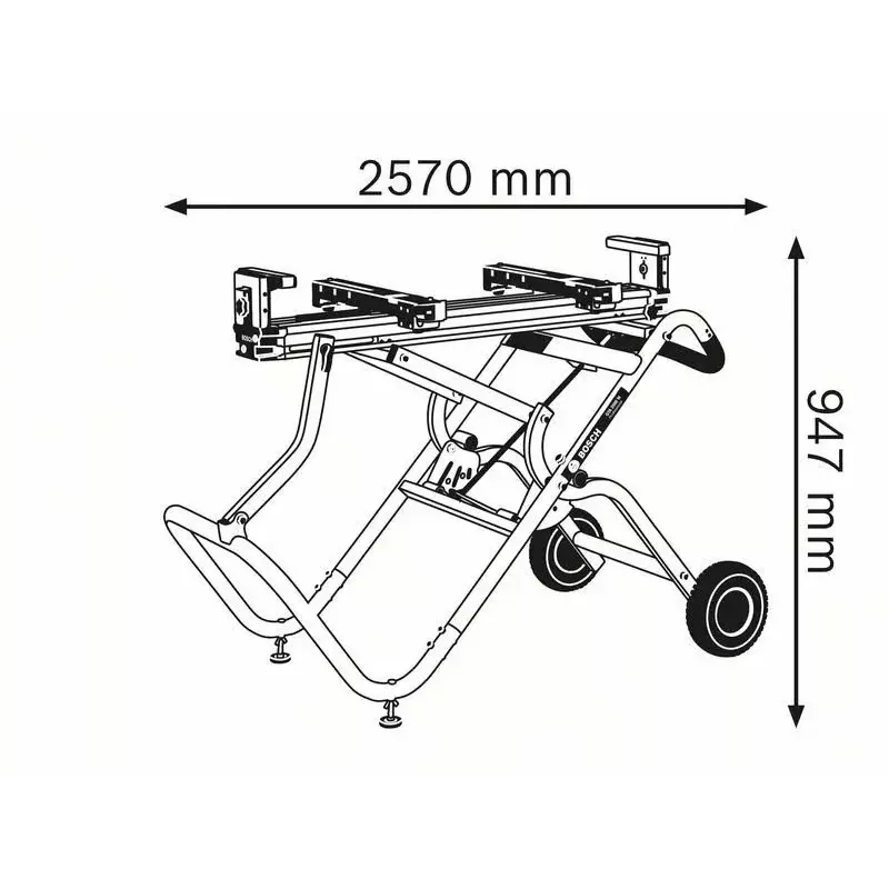 Bosch GTA 2500 W Professional Sägegestell klappbar