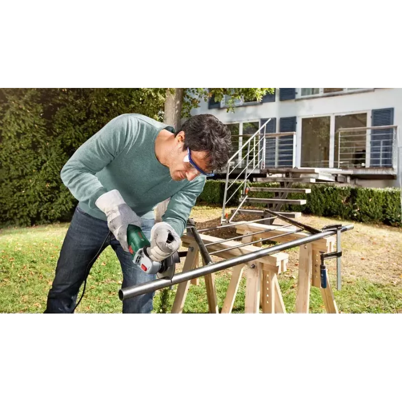 Bosch UniversalGrind 750-115 06033E2000 Winkelschleifer, 750 W, grün/schwarz