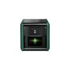 Laser-Wasserwaage Bosch Quigo Grün mit Stativ 1,1 m — kompaktes Kreuzlinienlaser-Set