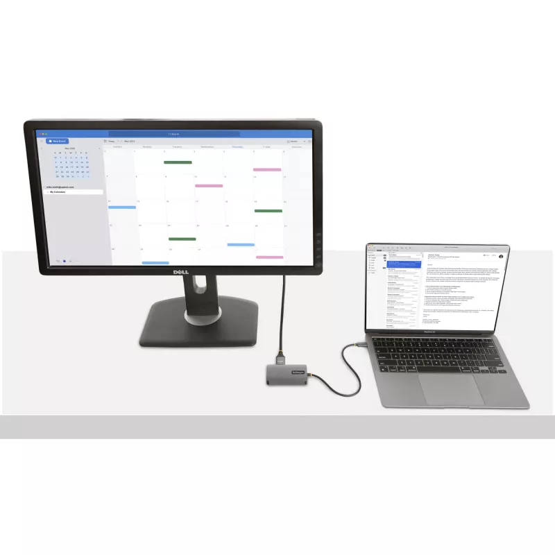 StarTech.com USB-C-Videoadapter, USB-C auf HDMI DVI VGA Adapter, Bis zu 4K 60Hz, Aluminium, Multiport-Video-Display-Adapter, Thunderbolt 3/4-kompatibel, USB-Typ-C-Reiseadapter
