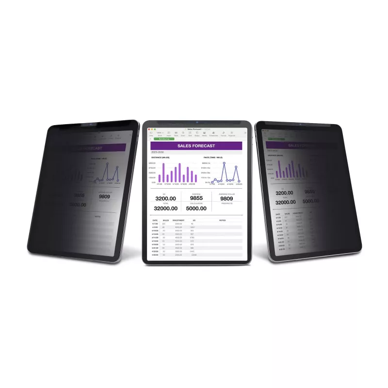 StarTech.com 4-Wege-Blickschutzfolie für 11-Zoll iPad Pro, für Hoch-/Querformat, touchfähig, +/- 30° Blickwinkel, blockiert bis zu 51 % Blaulicht, blendfrei