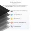StarTech.com 4-Wege-Blickschutzfolie für 11-Zoll iPad Pro, für Hoch-/Querformat, touchfähig, +/- 30° Blickwinkel, blockiert bis zu 51 % Blaulicht, blendfrei