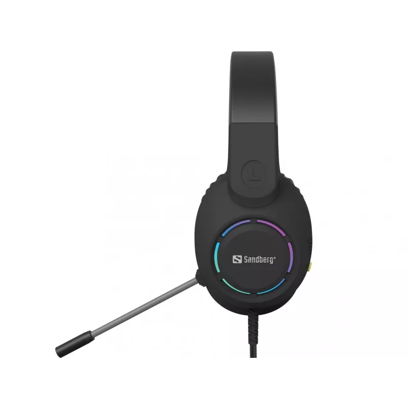 Headset SANDBERG BossBlaster USB — kabelgebundenes Gaming-Headset, 20–20000 Hz, 2 m Kabel, 240 g, schwarz