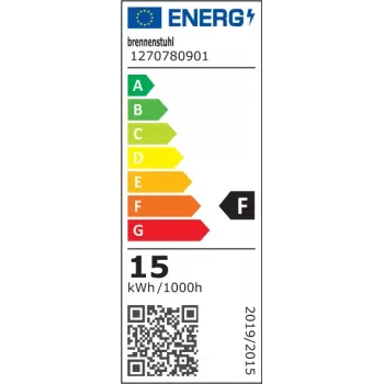 Wandbeleuchtung LED Brennenstuhl 1270780901 Oval 1 Birne 4000K 1680lm IP54