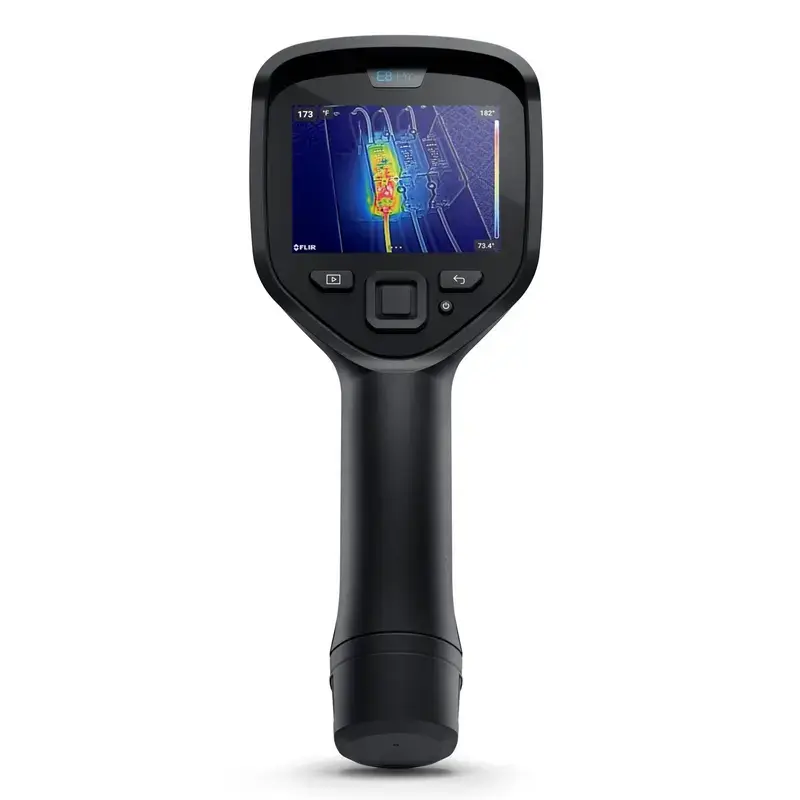 Wärmebildkamera Flir Systems E8-PRO — 320×240 px, NETD 40 mK, IFOV 1,8 mRad, 3,5 Zoll Display, Metallgehäuse, schwarz