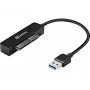Sandberg USB 3.0 zu SATA Link, Schwarz, 5 Gbit/s, 20 g, 77 mm, 18 mm, 193 mm