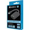 Sandberg USB 3.0 zu HDMI Konverter Schwarz Passiver Videokonverter