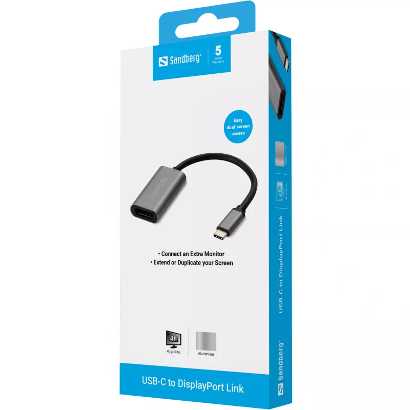 USB-C-zu-DisplayPort-Adapter Sandberg 136-19