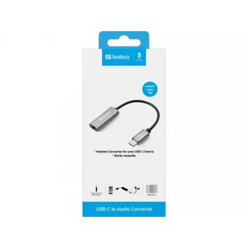 Audio Adapter Sandberg USB-C 136-27