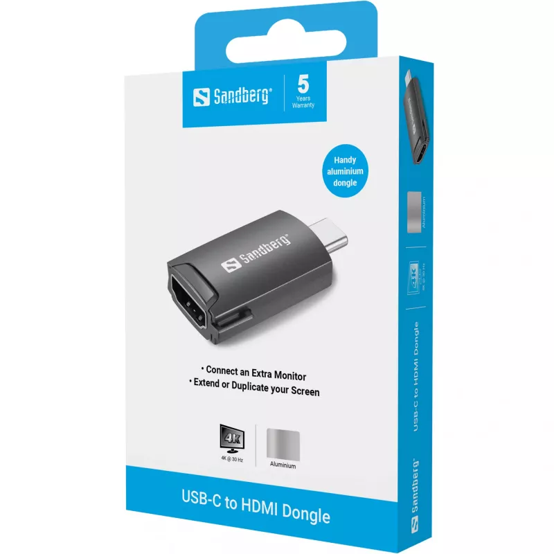 USB-C-auf-HDMI-Dongle Sandberg 136-34