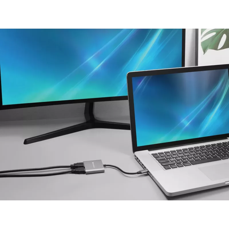 Sandberg USB-C Dock 2xHDMI+USB+PD Maximalauflösung 3840x2160