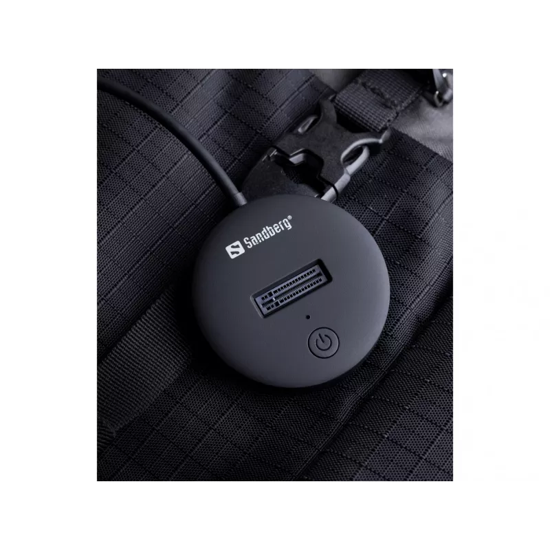 Sandberg USB 3.2 Dock für M.2+NVMe SSD 4 TB Schwarz