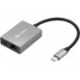 Sandberg USB-C Gigabit-Adapter PD100W USB Typ-C RJ-45 1 Gbit/s Grau