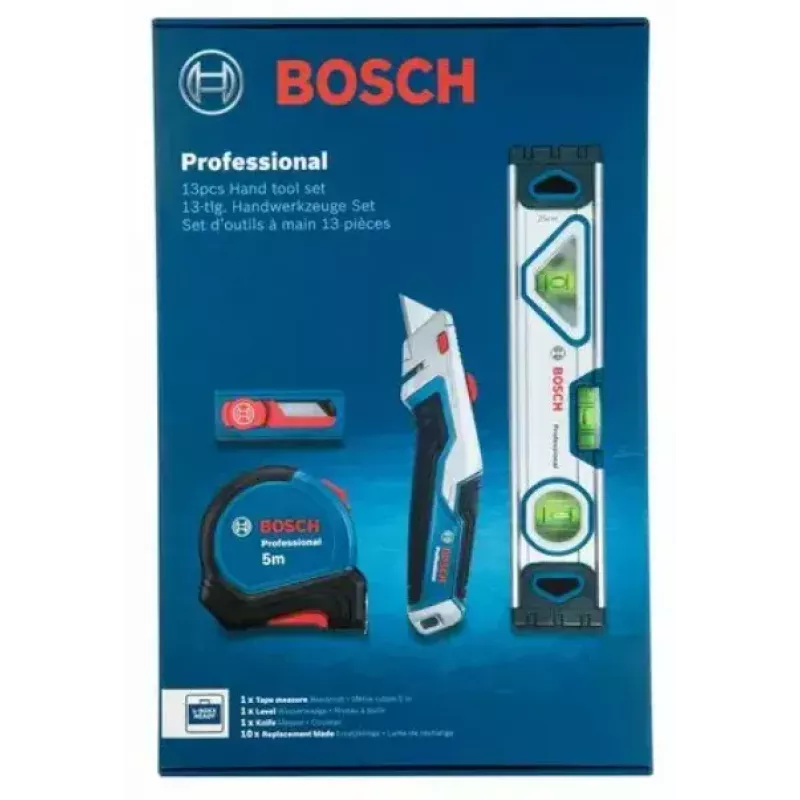 Bosch 1 600 A02 7M3 Mechaniker-Werkzeugsatz, 13 Werkzeuge