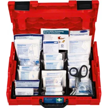 Verbandskasten Bosch 1600A02X2R — DIN-gerechtes Set in L-BOXX 102, rot