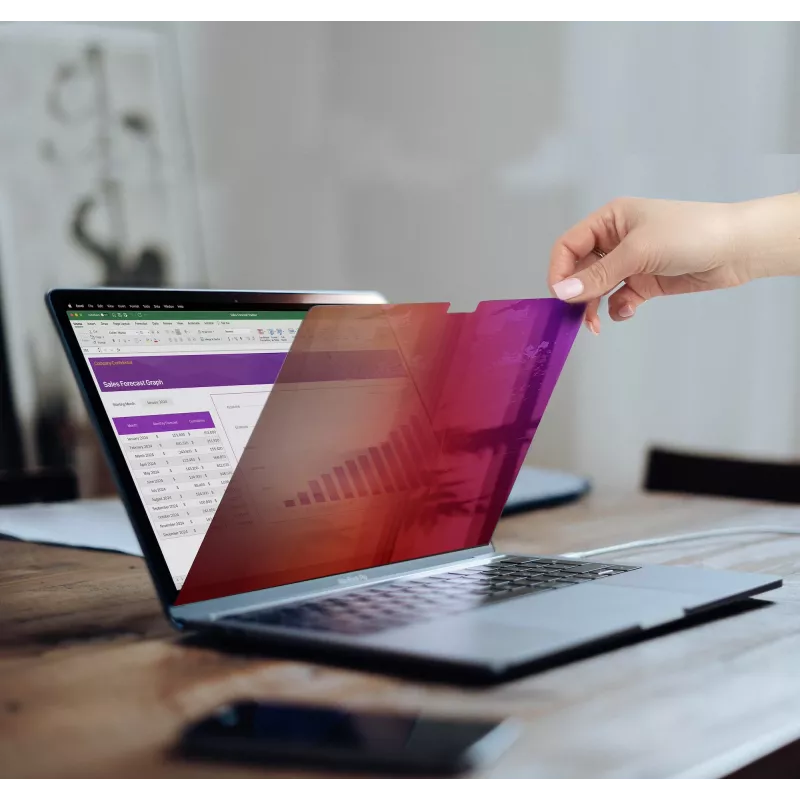 StarTech.com 16-Zoll MacBook Pro 21/23 Blickschutzfilter, Gold-Filter mit verbessertem Datenschutz, Computer-Sicherheitsschild, doppelseitiger Bildschirmschutz, +/- 30°