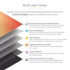 StarTech.com 16-Zoll MacBook Pro 21/23 Blickschutzfilter, Gold-Filter mit verbessertem Datenschutz, Computer-Sicherheitsschild, doppelseitiger Bildschirmschutz, +/- 30°