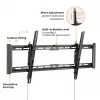 TV-Wandhalterung VALUE 17.99.1223 Schwarz 2,29 m 75 kg