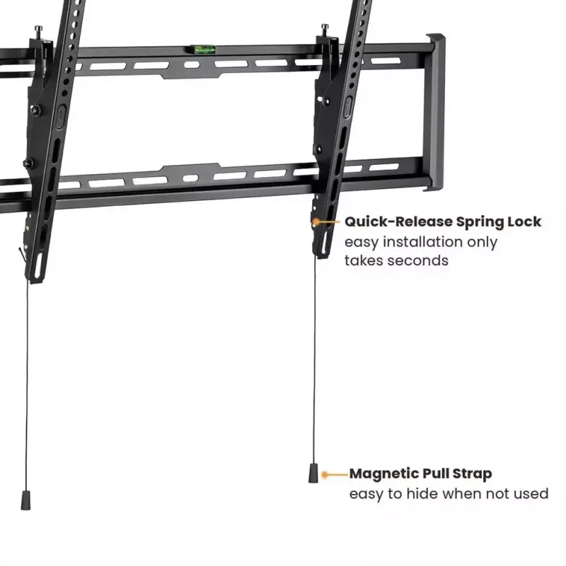 TV-Wandhalterung VALUE 17.99.1223 Schwarz 2,29 m 75 kg