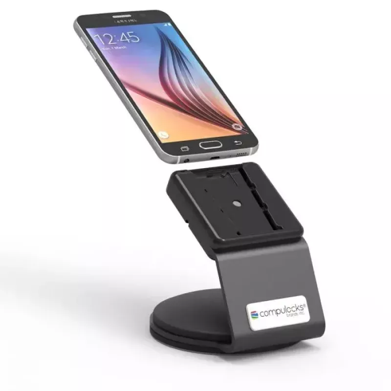 Universeller EMV Smartphone Sicherheitsständer Schwarz Compulocks 199BSLDDCKB