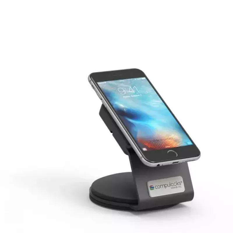 Universeller EMV Smartphone Sicherheitsständer Schwarz Compulocks 199BSLDDCKB