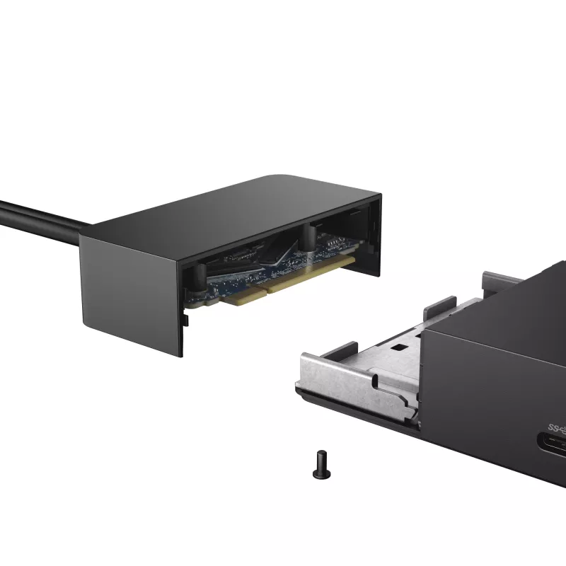 DELL WD19DC Wired USB 3.2 Gen 1 (3.1 Gen 1) Type-C Schwarz