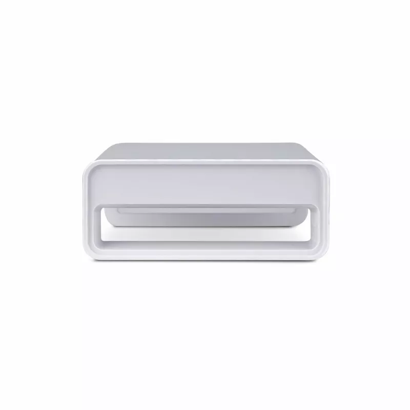 StarTech.com Ergonomischer Monitorständer, bis zu 15 kg, feste Höhe 9 cm, Desktop-Computer-Monitor/Laptop-Ständer, Stahlplattform, schnelle Montage, Schreibtischfläche optimieren