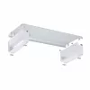 StarTech.com Ergonomischer Monitorständer, bis zu 15 kg, feste Höhe 9 cm, Desktop-Computer-Monitor/Laptop-Ständer, Stahlplattform, schnelle Montage, Schreibtischfläche optimieren