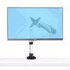 StarTech.com Monitor-Tischhalterung für 27 Zoll 16:9 oder 30 Zoll 21:9 Ultrawide-Bildschirme, VESA 75x75/100x100, werkzeuglose Armeinstellungen, C-Klemme/Tischdurchführung, gefederter Arm