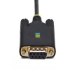StarTech.com 10ft (3m) USB zu Nullmodem Seriell Adapterkabel, austauschbare DB9 Schrauben/Muttern, COM Retention, USB-A zu RS232, FTDI, ESD-Schutz Level 4, Windows/macOS/ChromeOS/Linux - Robustes TPE-Gehäuse
