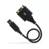 StarTech.com 30cm USB zu Nullmodem Seriell-Adapterkabel, COM-Erhalt, FTDI, USB-A auf DB9 RS232, austauschbare DB9-Muttern/Schrauben, Windows/macOS/Linux