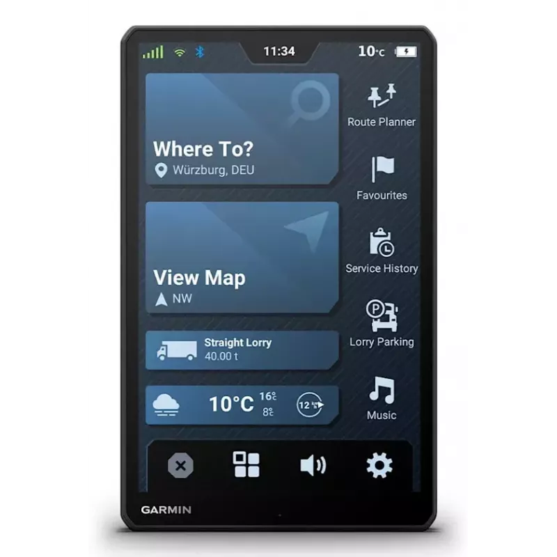 Navigator Garmin dēzl LGV1020 10,1 Zoll TFT Touchscreen 32 GB Schwarz