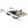 StarTech.com 2-Port PCI Express Serielle Karte, Dual Port PCIe auf RS232 (DB9) Serielle Karte, 16C1050 UART, Standard- oder Low-Profile-Halterungen, COM-Erhaltung, Für Windows & Linux